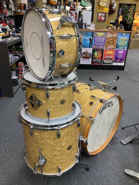 Gretsch Broadkaster 4 piece drum kit USA Reissue shell pack . ( preowned )