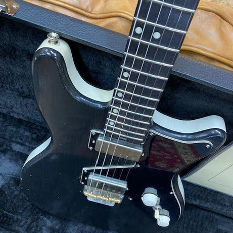 DeluxeTone Cosmopolitan Duo "Sweet Tuxedo" Custom guitar w/ hardcase