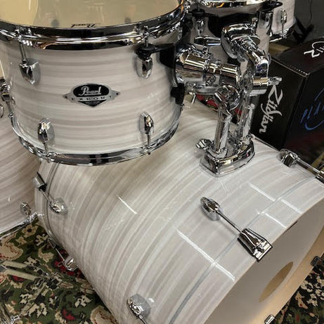 Pearl Export EXX Fusion plus Slipstream White  w/ zildjian cymbals + Bonus 8" Tom