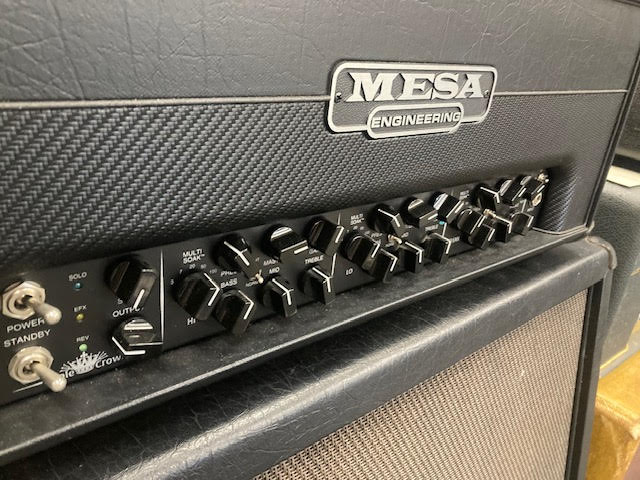 MESA BOOGIE TRIPLE CROWN 100 HEAD BLACK w/ 4x12 cab + footswitch