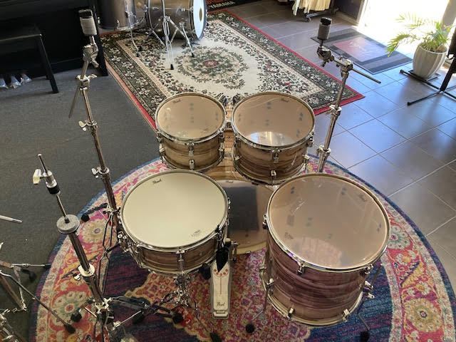 Pearl Limited edition Decade Maple exotic gloss drum kit Fusion Plus sizes
