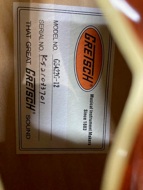 Gretsch G5422G-12 semi hollow electric guitar w/ hardcase (preowned)
