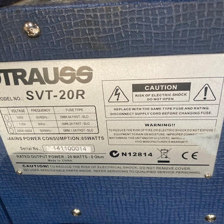 Strauss SVT-20R guitar amplifier (preowned)