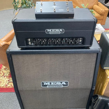 MESA BOOGIE TRIPLE CROWN 100 HEAD BLACK w/ 4x12 cab + footswitch