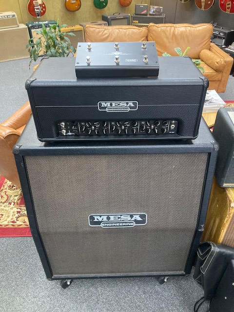 MESA BOOGIE TRIPLE CROWN 100 HEAD BLACK w/ 4x12 cab + footswitch
