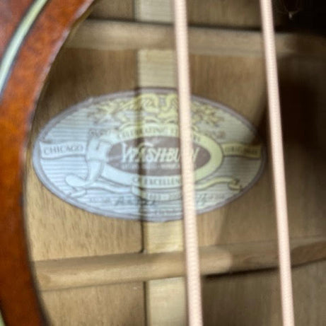 Washburn 125th anniversary limited edition parlour guitar w/ case