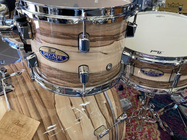 Pearl Limited edition Decade Maple exotic gloss drum kit Fusion Plus sizes