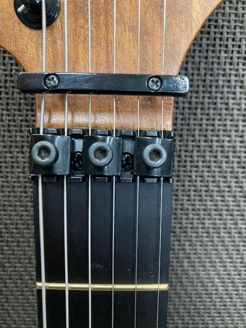 Walton Custom Built Camphor Floyd Rose electric guitar