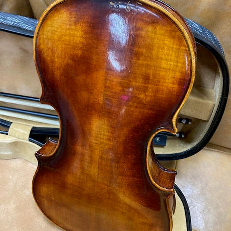 JOHN JUZEK VIOLIN 4/4 PREOWNED W/ CASE + 2 X BOWS