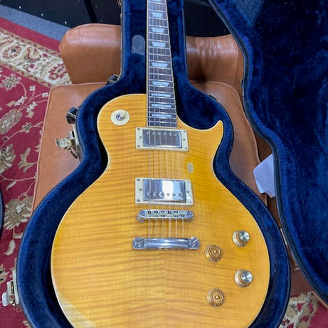 Vintage Lemondrop V100 electric guitar HUGE UPGRADES w/ hardcase (preowned)