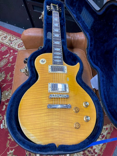 Vintage Lemondrop V100 electric guitar HUGE UPGRADES w/ hardcase (preowned)