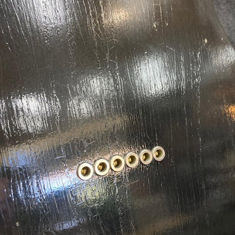 DeluxeTone Cosmopolitan Duo "Sweet Tuxedo" Custom guitar w/ hardcase