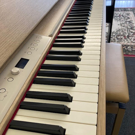 Roland F701 Digital Piano - Light Oak