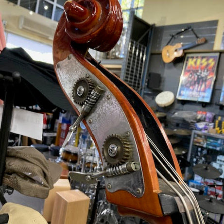 Double Bass 3/4 Allegro brand ? w/ case and bow (preowned)