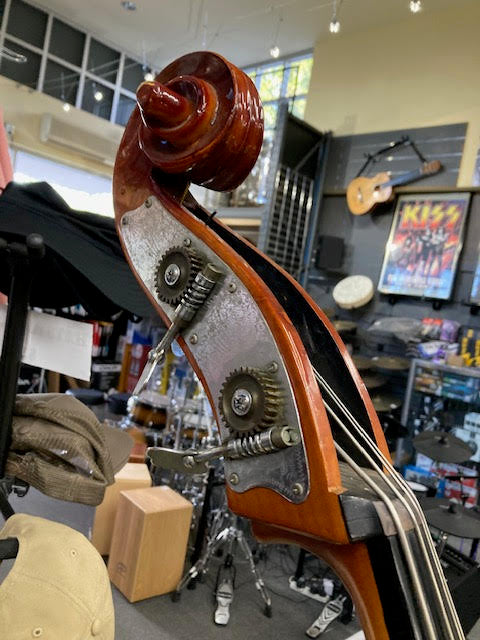 Double Bass 3/4 Allegro brand ? w/ case and bow (preowned)