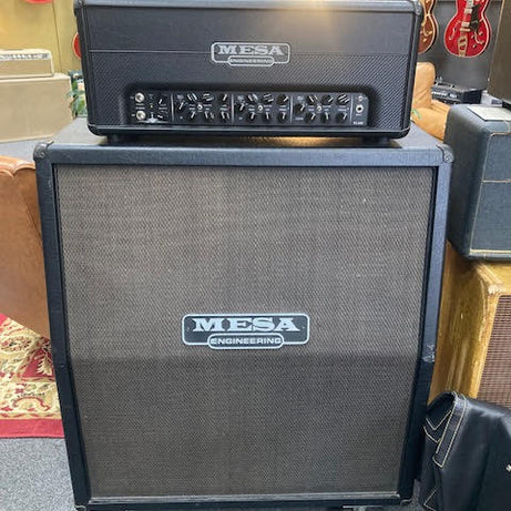 MESA BOOGIE TRIPLE CROWN 100 HEAD BLACK w/ 4x12 cab + footswitch
