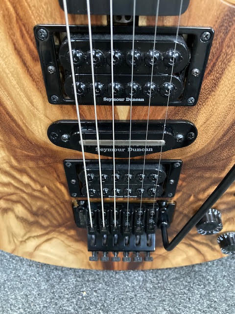 Walton Custom Built Camphor Floyd Rose electric guitar