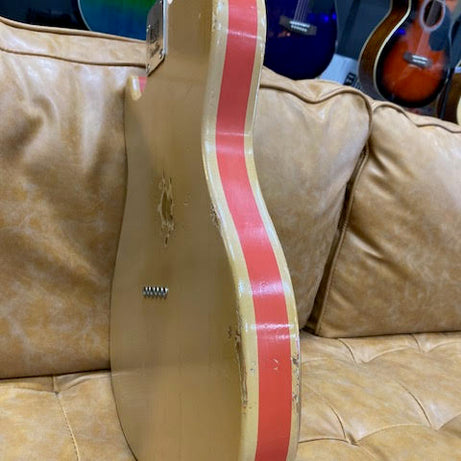 SOLD - DeluxeTone Radiolette "The Chieftain" Local Handcrafted Electric Guitar W/Case RELIC