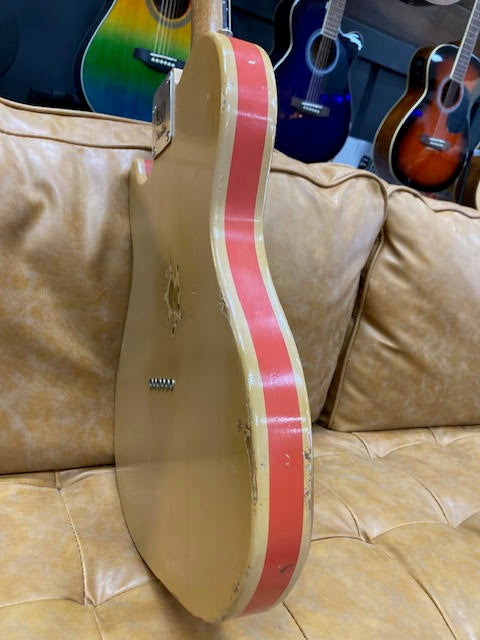 SOLD - DeluxeTone Radiolette "The Chieftain" Local Handcrafted Electric Guitar W/Case RELIC