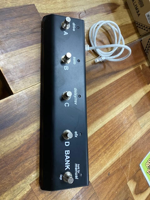 Preowned NUX Extensional Footswitch Controller to suit Mighty 30SE Amplifier Four Latched Switches