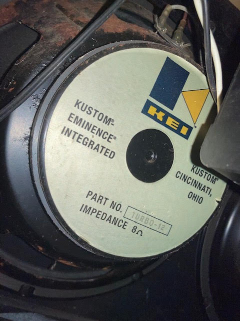 Kustom Coupe 72 2 x 12 combo guitar amplifier .