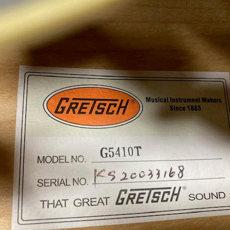 G5410T Gretsch Electromatic “Rat Rod” Hollow Body Single-Cut, Bigsby, Rosewood Fingerboard, Matte Black (preowned) w/ hardcase