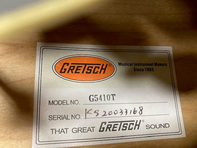 G5410T Gretsch Electromatic “Rat Rod” Hollow Body Single-Cut, Bigsby, Rosewood Fingerboard, Matte Black (preowned) w/ hardcase