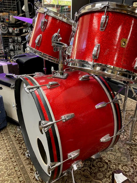 **SOLD**LUDWIG Hollywood 1968 DRUM KIT SHELL PACK  Ex Powderfinger drum kit