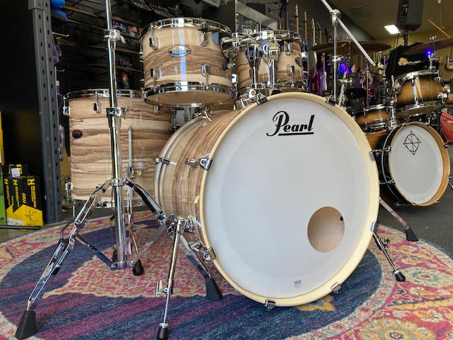 Pearl Limited edition Decade Maple exotic gloss drum kit Fusion Plus sizes