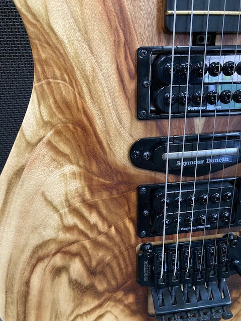Walton Custom Built Camphor Floyd Rose electric guitar