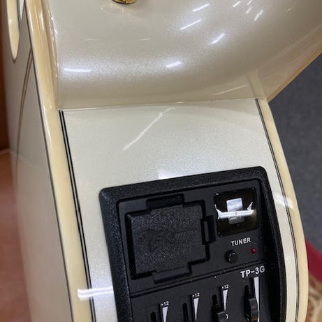 Takamine G37 Series Dreadnought AC/EL Guitar with Cutaway in Pearl White Gloss Finish (preowned)