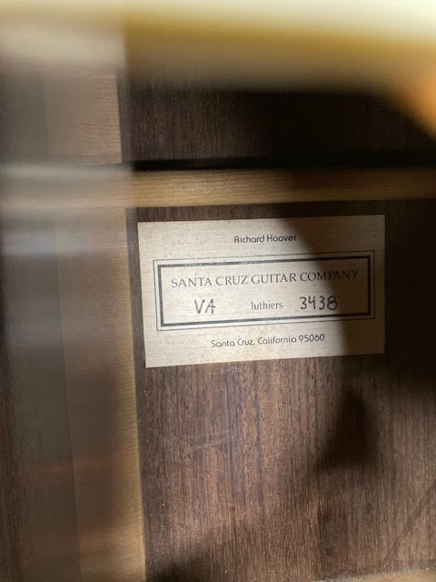 Santa Cruz Guitar Label