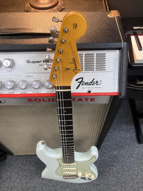 SOLD - Fender Customshop Stratocaster 1960 Journeyman Sonic Blue w/hardcase