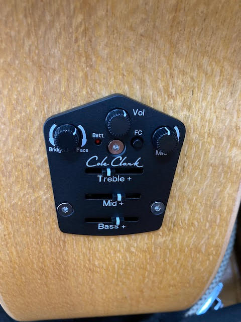 Cole Clark Angel Redwood Silky Oak w/ hardcase