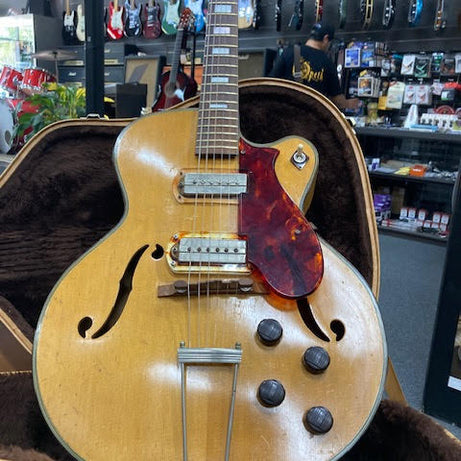 Vintage 1954 Harmony H62 Meteor Blonde w/ case