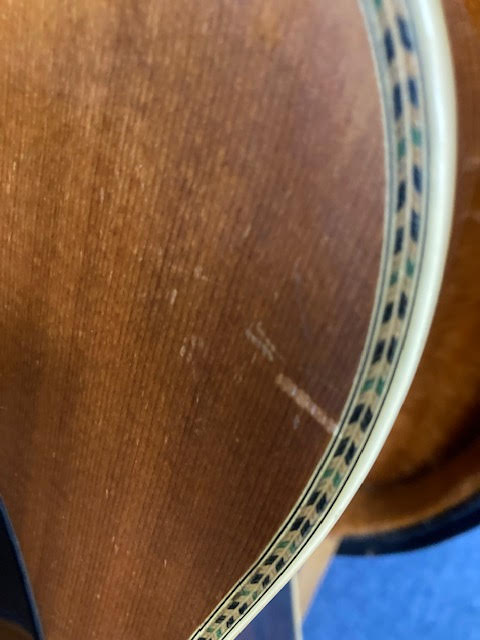 Rare Vintage YAMAKI 1970's Acoustic Guitar F-160 ALL Solid body Made in Japan