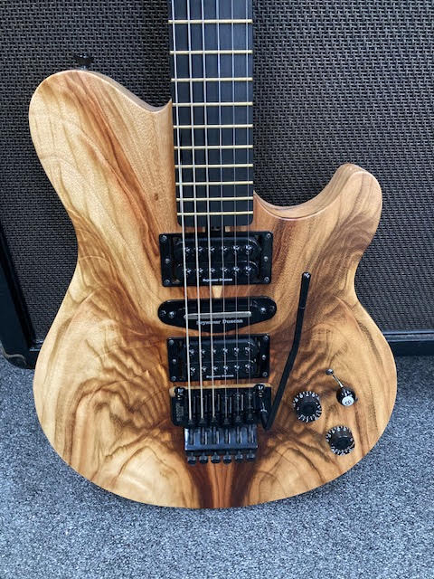 Walton Custom Built Camphor Floyd Rose electric guitar