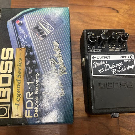 BOSS FDR-1 Fender '65 deluxe reverb pedal (preowned)