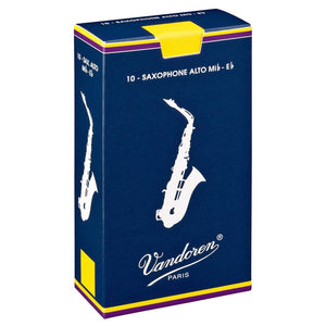Vandoren Traditional Alto Saxophone Reeds (Box of 10)