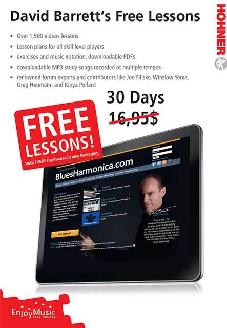 Hohner Marine Band Crossover Harmonica key of C  