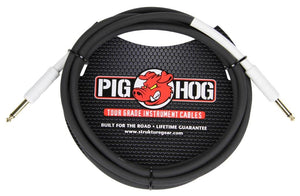 Pig Hog 10ft 1/4 - 1/4 8mm Inst. Cable