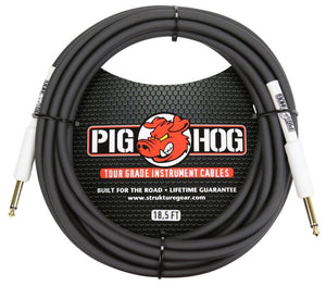 Pig Hog 18.5ft 1/4 - 1/4 8mm Inst. Cable