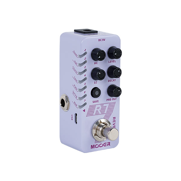 MOOER R7 REVERB PEDAL