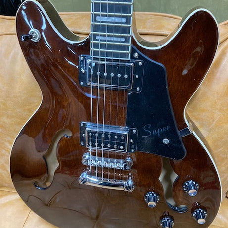 Hagstrom Super Viking Transparent Brown Music at Noosa