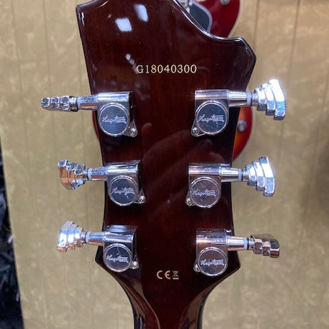 Hagstrom Justin York Super Viking Semi-Hollow Body Electric Guitar in Transparent Brown