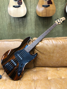 Michael Kelly Element Bass Guitar Striped Ebony - MKE4CSEPRU