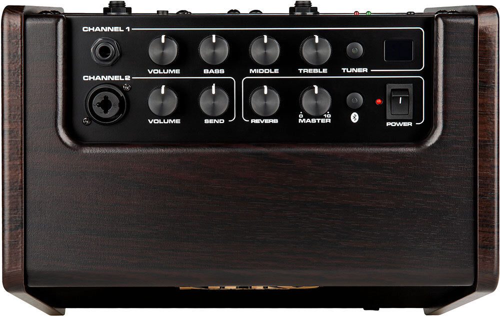 NUX AC25 Stageman 2-Channel, 25W Battery Operated Acoustic Amplifier