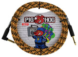 Pig Hog Instrument Cable 10ft Right Angle - PCH10