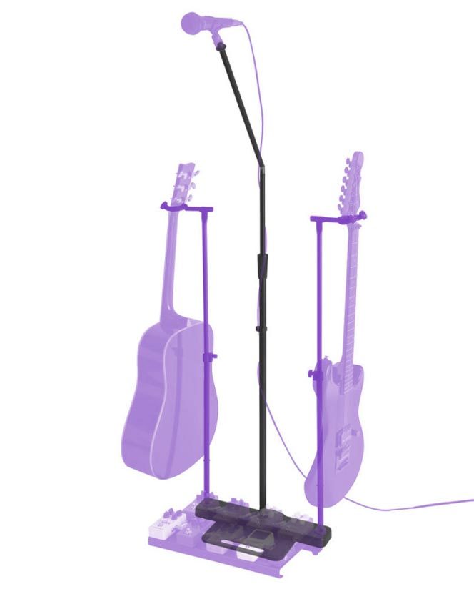 On Stage Utility Mic Stand for Pedal Board - OSGPA1003