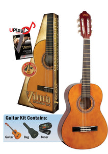 Valencia VC101K 1/4 Size Classical Guitar Pack w/Bag & Tuner
